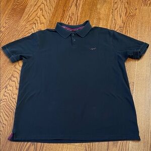 Greg Norman Collection Black Polo Shirt